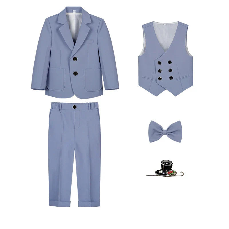Kinder Smokingset 4-Delig Jongens Kleding Formaliteit