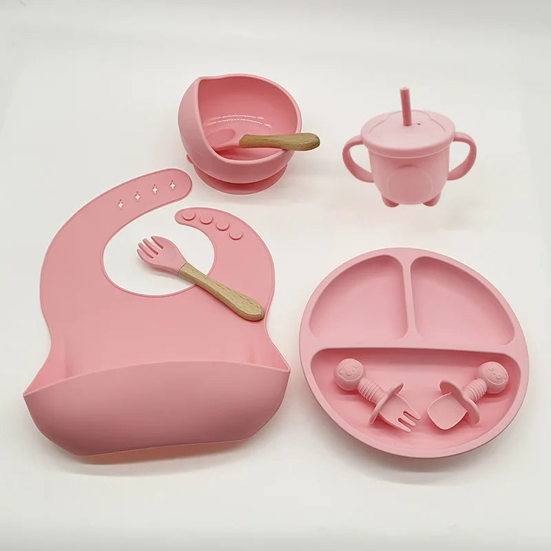 Silicone Baby Eetset Zacht en Veilig