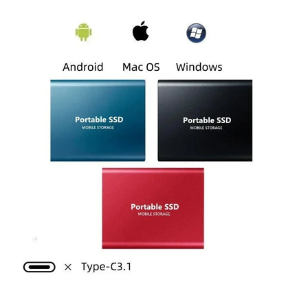 Externe SSD Ultrasnel 1TB voor Laptop en PC