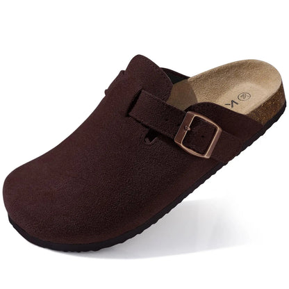 Variant image for Kidmi | Zoccoli Donna in Pelle Scamosciata con Suola in Sughero-8