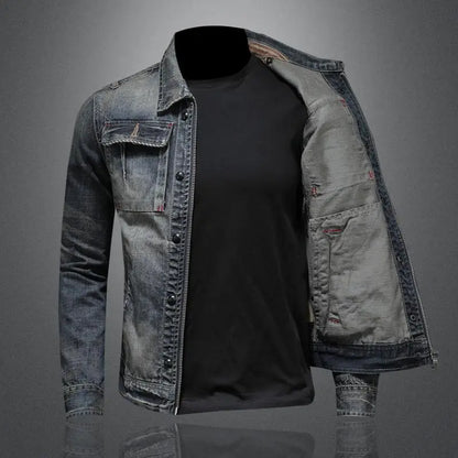 Alonzo | Giacca di jeans in stile vintage