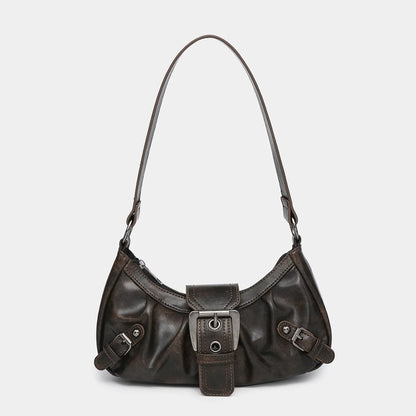Vintage Saddle Bag – Y2K Schoudertas met Studs
