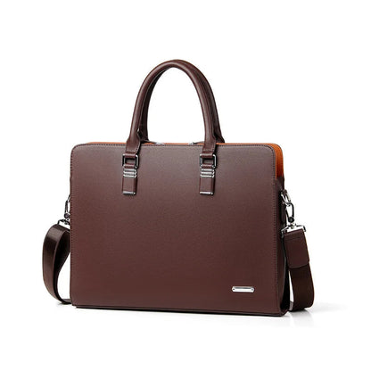 Heren Laptoptas Luxe Leder Portaro