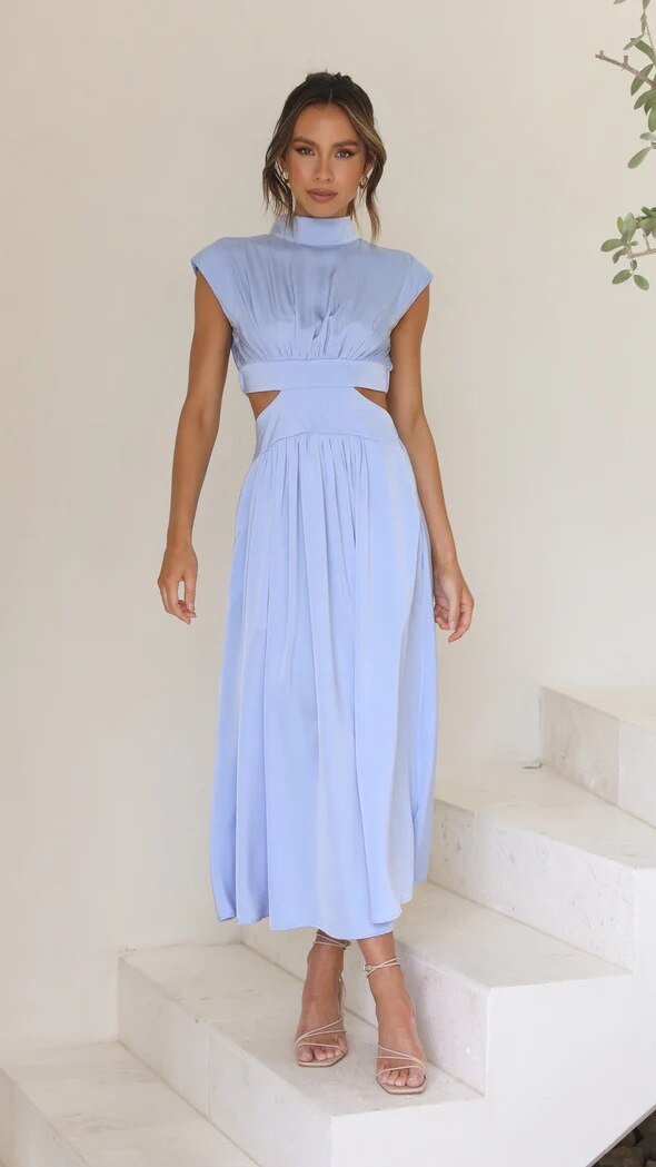 Midi-jurk Elegante Zomerjurk Voor Vrouw