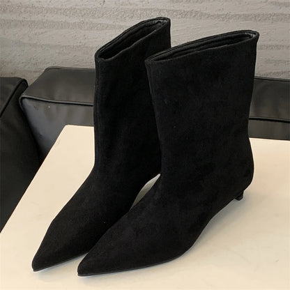 Suède Winterlaarzen Dames Luxe Warm en Comfortabel
