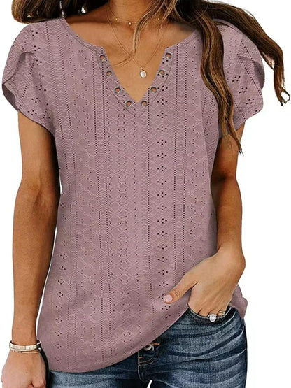 VividWear V-Hals T-Shirt