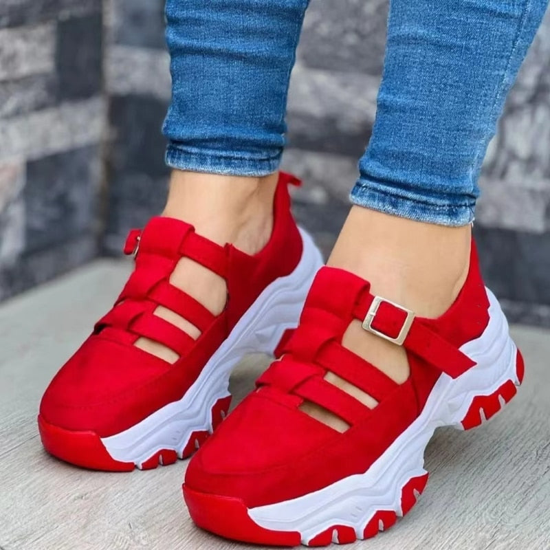 Orthopedische sandalen met dikke zolen