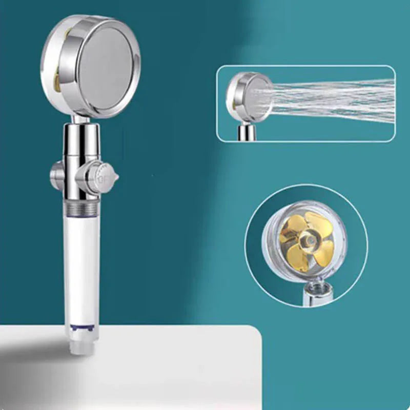 Douchekop Waterbesparend met 360° Rotatie AquaTurbo