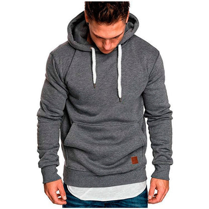Heren Hoodie Casual met Buidelzak Zacht en Praktisch