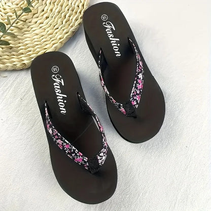 Aurora Chic Bloem Motief Fashion Slippers