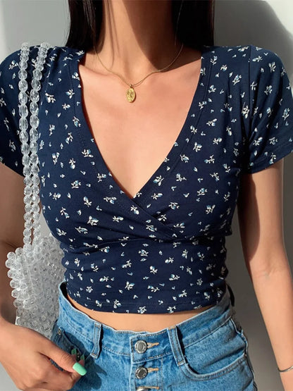Sunshine Stijl Zomerse Bloemen Top