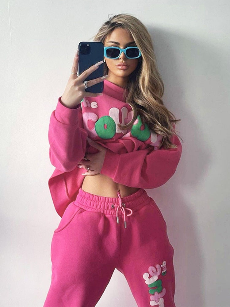 Dames Joggingspak Sportief Comfortabel Joggen Outfit