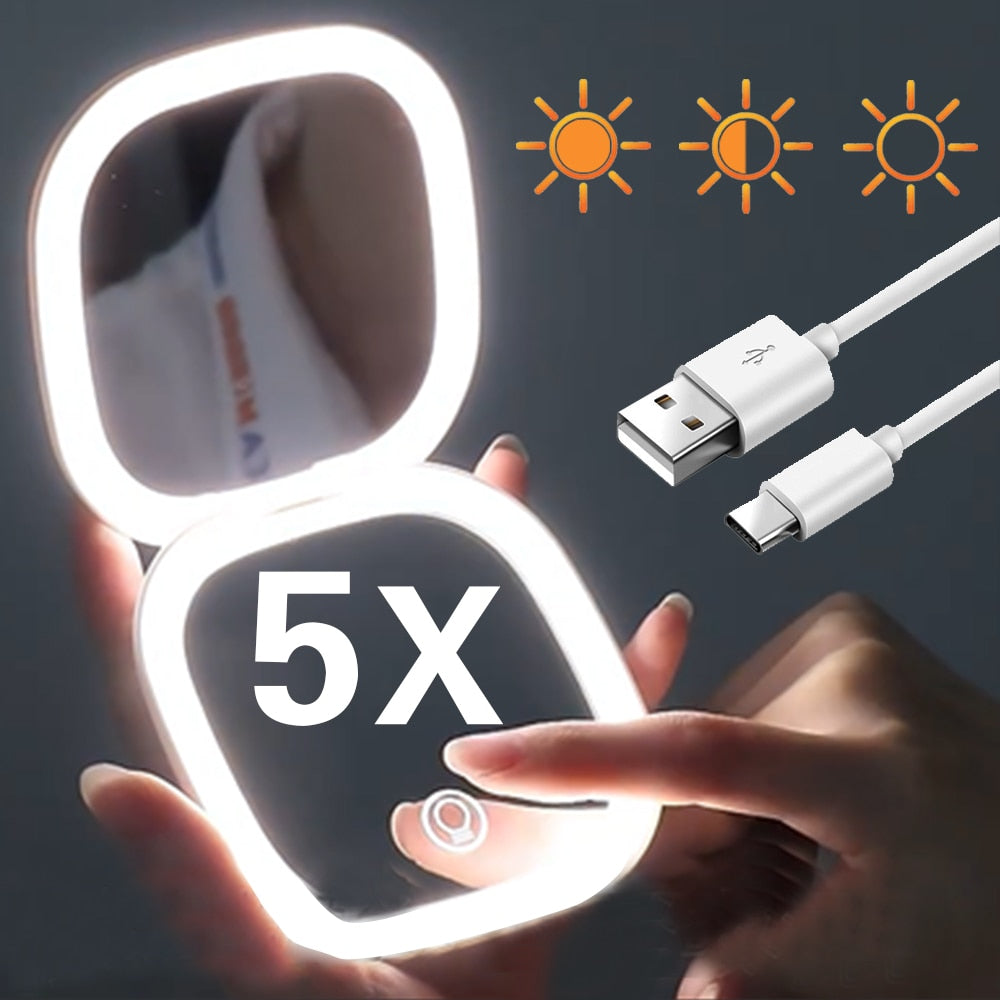 Verlichte Makeup Spiegel Met LED Licht