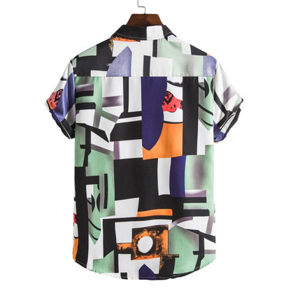 Herencombi Zomerse Hawaii Print Korte Broek