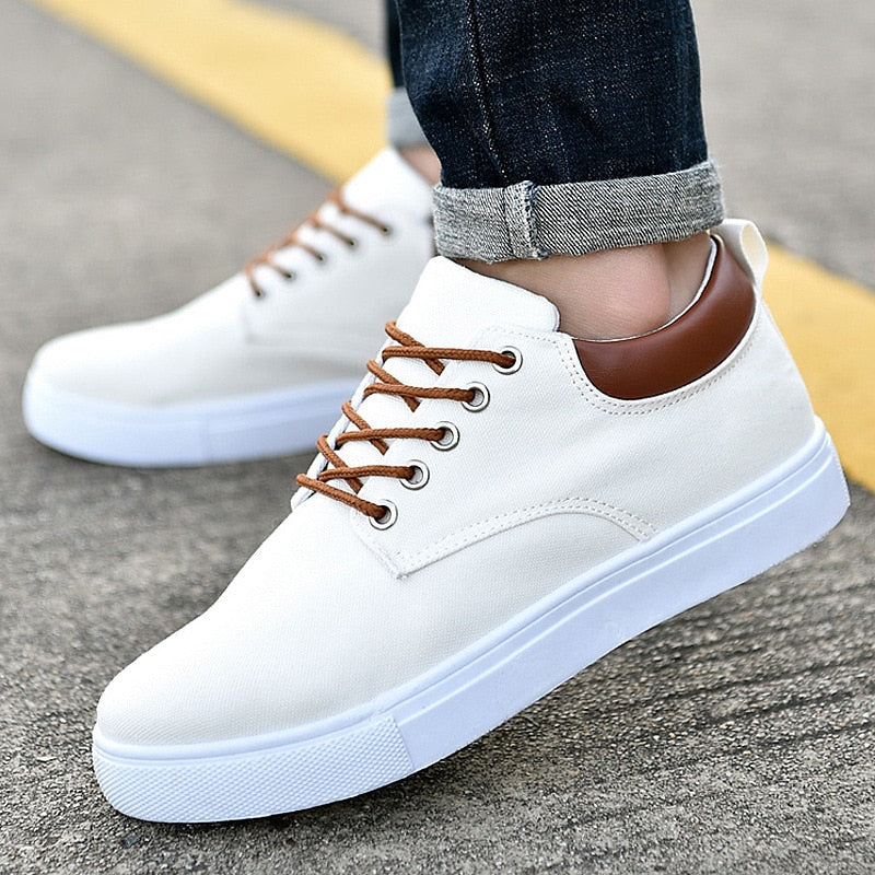 Stijlvolle Heren Sneakers Casual Leren Schoenen