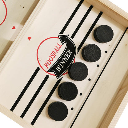 Tafelvoetbal Sjoelen 2-in-1 Speeltafel voor Thuisgebruik