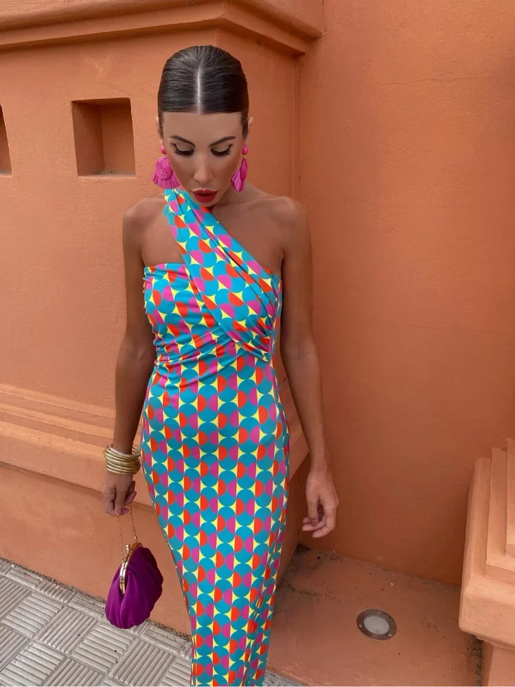 Dames Midi-jurk Elegant Model - Mode Vibes
