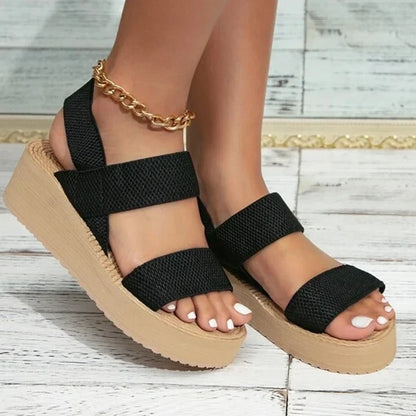 Dena Stijlvolle Slingback Sleehak Sandalen