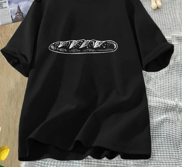 Zomerse Baguette T-shirt - Luminous Chic