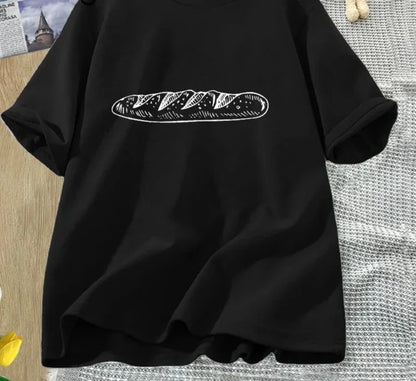 Zomerse Baguette T-shirt - Luminous Chic