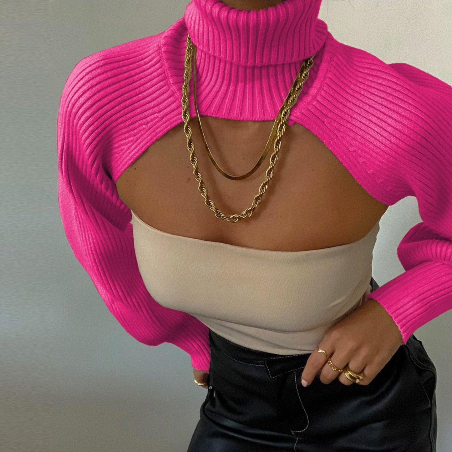 Unieke Col met Stijlvol Design voor Vrouwelijke Outfits