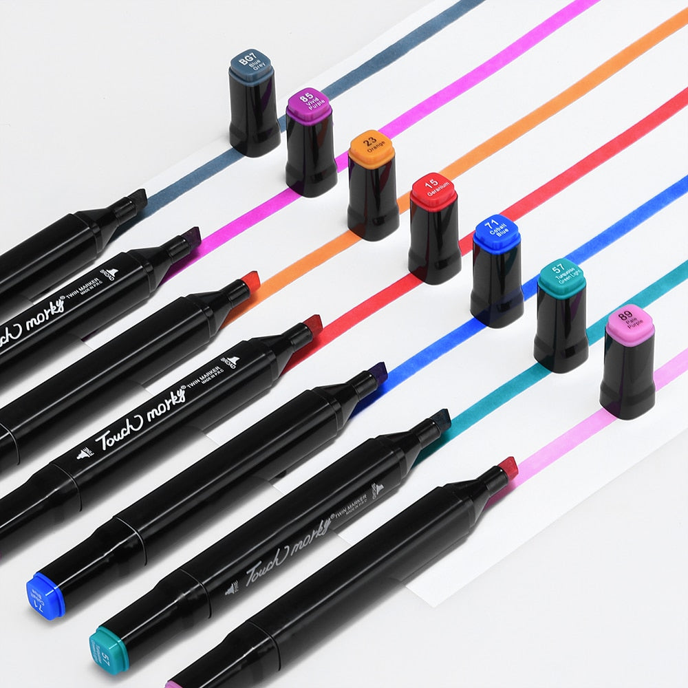 Manga Kleurmarkers Set voor Kunst en Tekenen