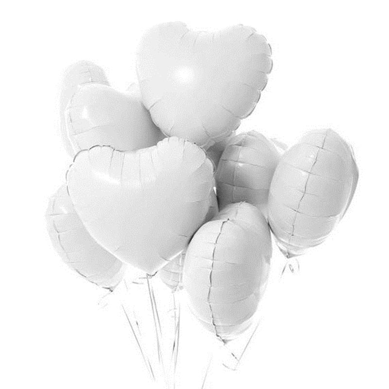 Valentijnsballonnen Hartjes 20 Stuks Rode Liefdesballonnen