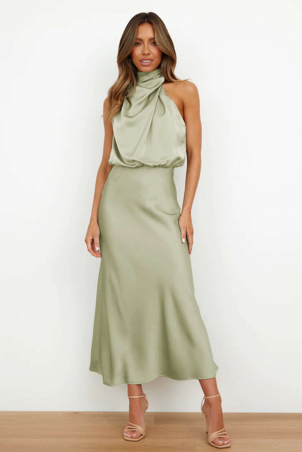 Elegante Maxi Jurk voor Vrouw Zomers Model