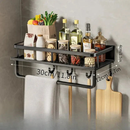 Zwart Keukenrek Modern Design voor Keukengerei