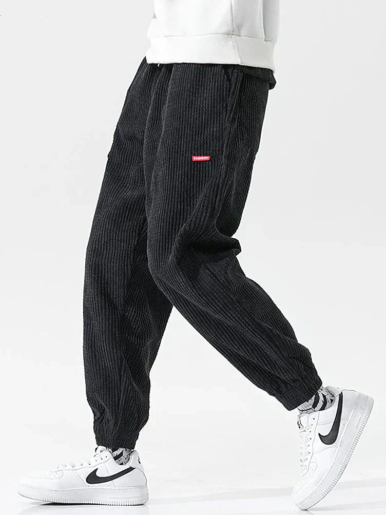Comfortabele Heren Cord Joggingbroek – Wijd & Zacht voor Elke Dag