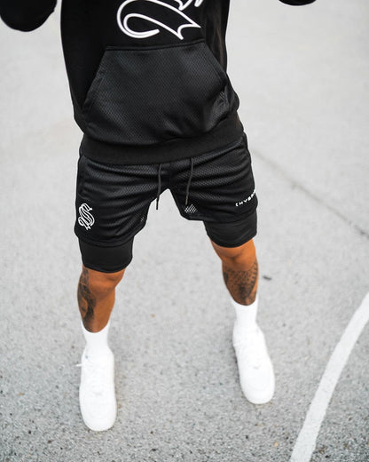 Herensport Shorts 2-in-1 voor Fitness en Running