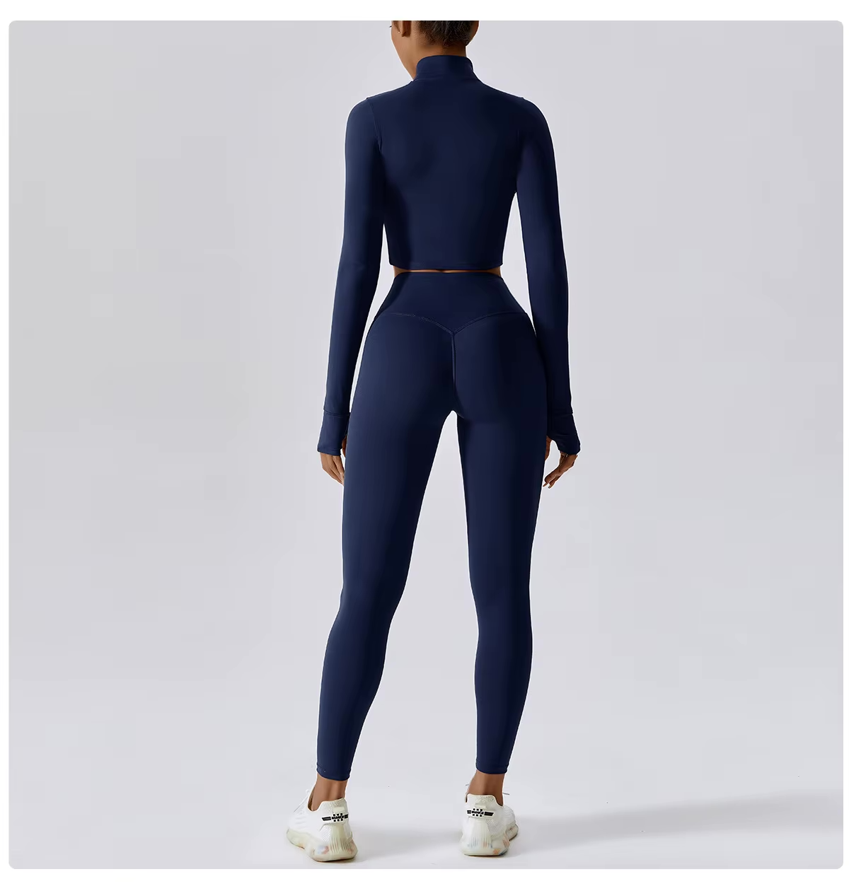 Sportset Naadloos Ademend voor Vrouw Sculptende Pasvorm