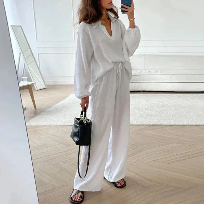 Klassieke Tweedelige Set Lucia Stijl - Mode Vibes