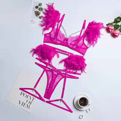 Lingerie Set 3-delig voor Vrouwen Sexy en Comfortabel