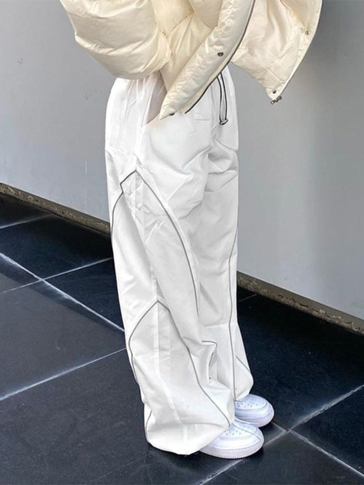 Losse Baggy Broek Streetwear Stijl Uniek Design