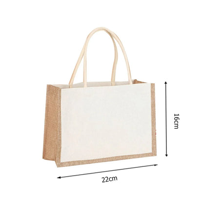 Variant image for Burlap | Borsa Tote in Juta Eco-Compatibile con Manici Rinforzati-4