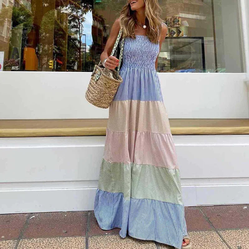 Boheemse Maxi Jurk Zomerjurk Vrouw - Mode Vibes