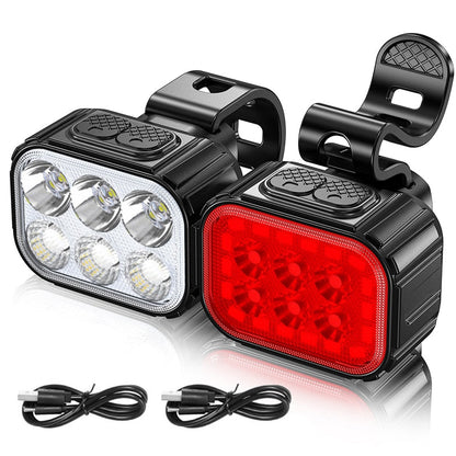 LED Fietslampen Waterdicht met Sterke LED Verlichting - Mode Vibes