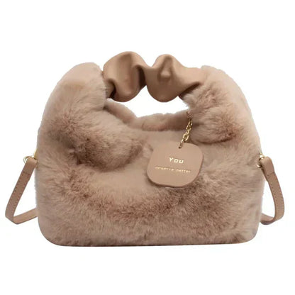 Dames Faux Fur Schoudertas Kunstbont