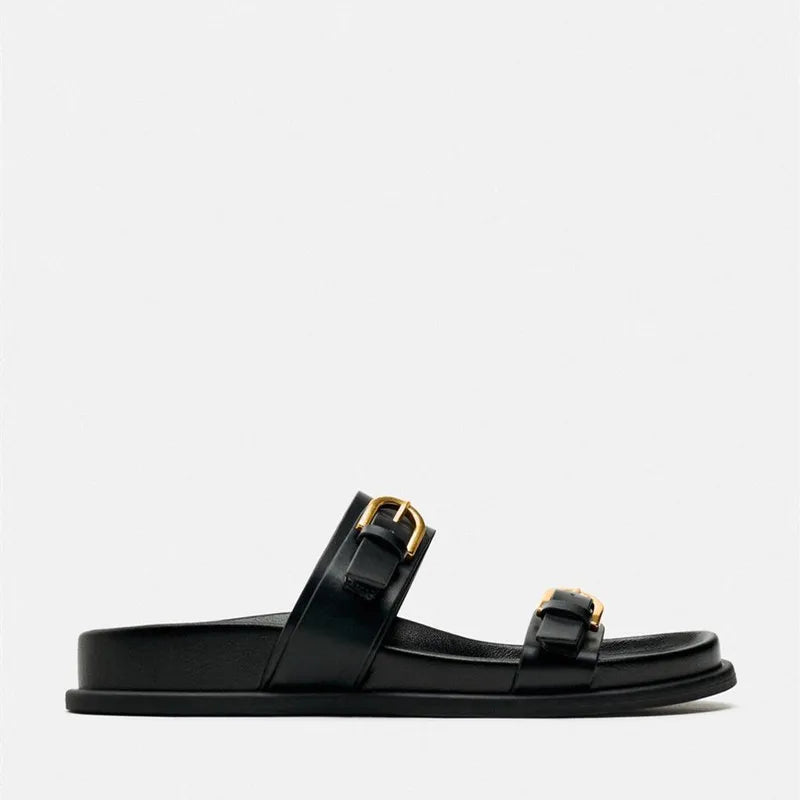 Zomerlief Comfortabele Gespsandalen