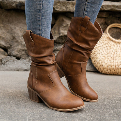 Vrouwenschoenen PU Laarzen Millie Stijlvol Comfortabel
