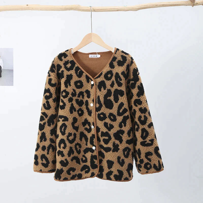Luipaarden Winterjas Florence Warm en Stijlvol - Mode Vibes