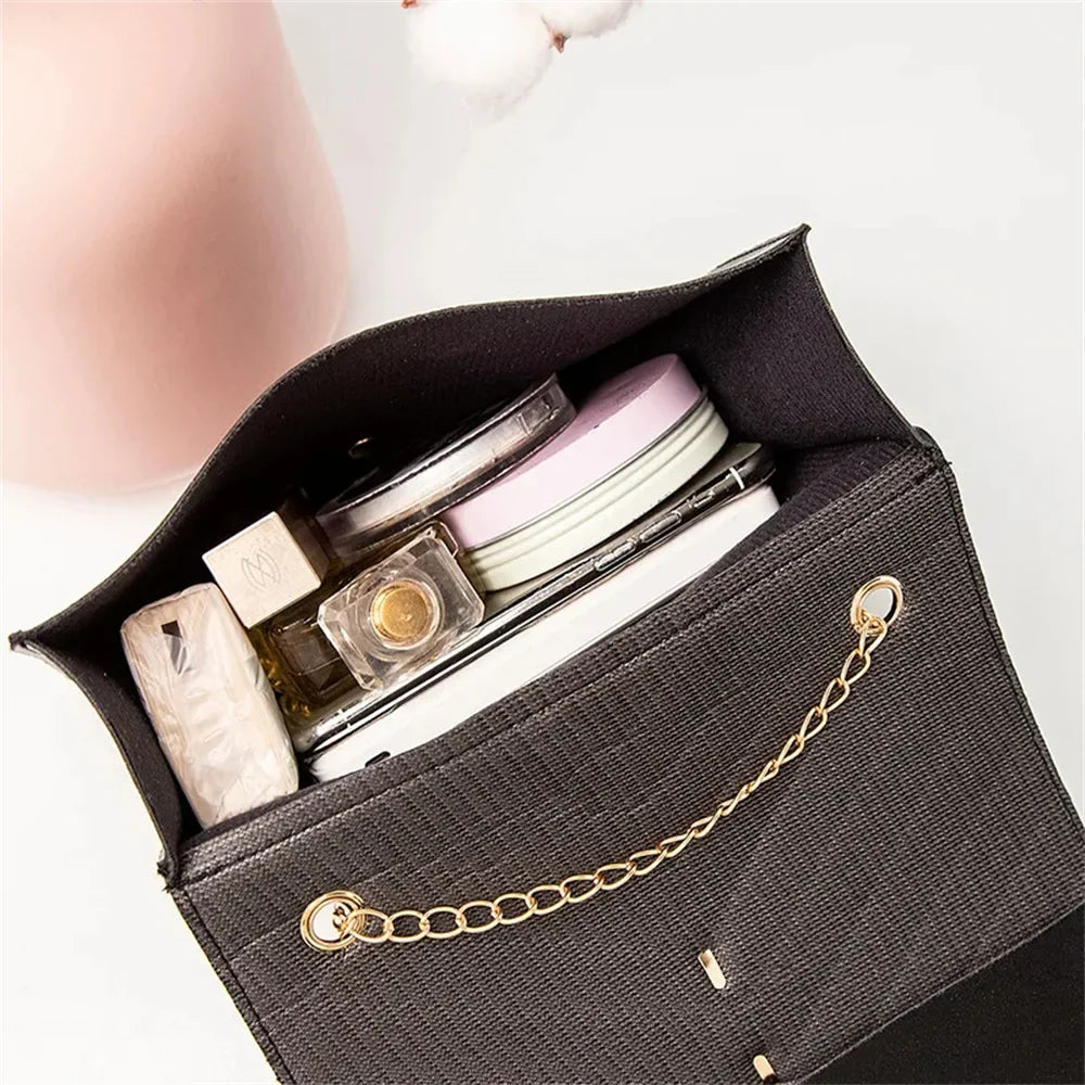 ChiqueGlam Mini Tas met Franjes en Flap