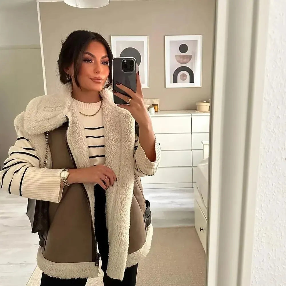 Dames Winterjas Eloise Warm en Stijlvol - Mode Vibes