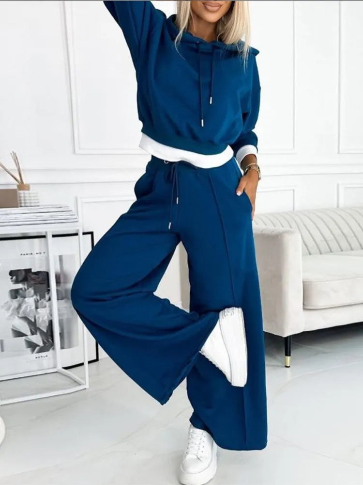Dames Set met Hoodie en Joggingbroek – Comfortabel, Elegant & Veelzijdig