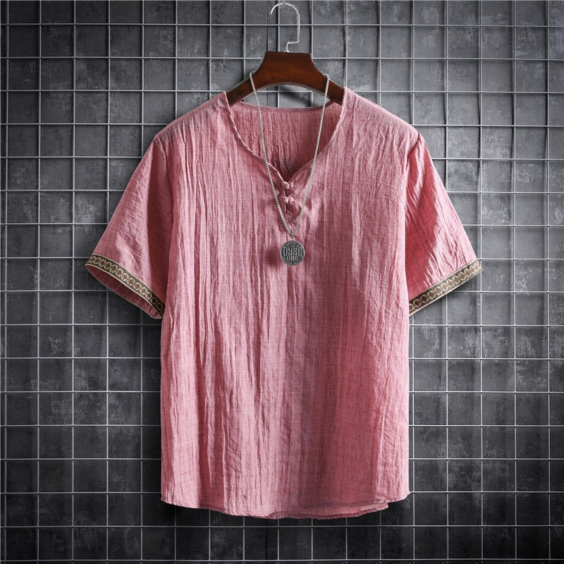 Camiel Zomer Shirt Casual Katoen Mannen - Mode Vibes