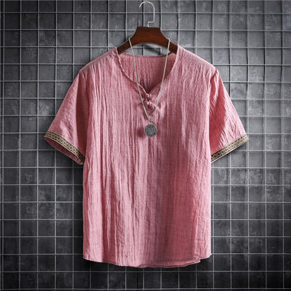 Camiel Zomer Shirt Casual Katoen Mannen - Mode Vibes