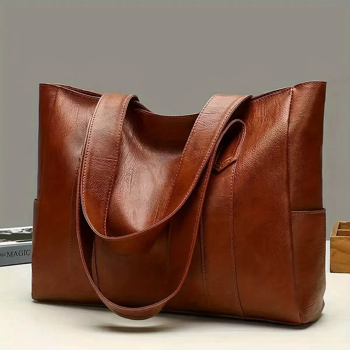 RetroVibe Vintage Tote Bag
