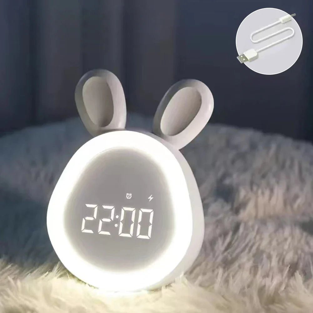 Kinderwekker Konijn met LED Nachtlampje BunniGlow