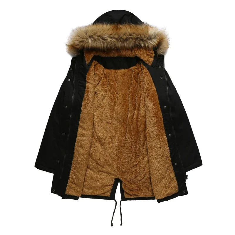 Lange Parka met Kunstbont Warm en Waterdicht